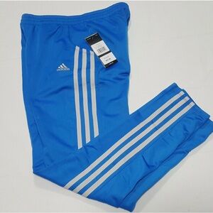 Adidas Girls' Big Trainer Pants (AK4508) - Bright Blue 3-Stripes Originals